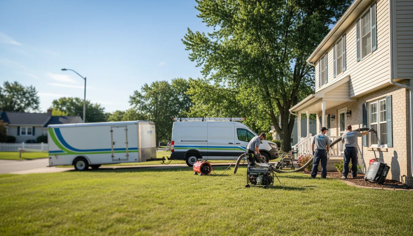 Flooded Basement Restoration And Cleanup With Repair in Winnebago, NE near me